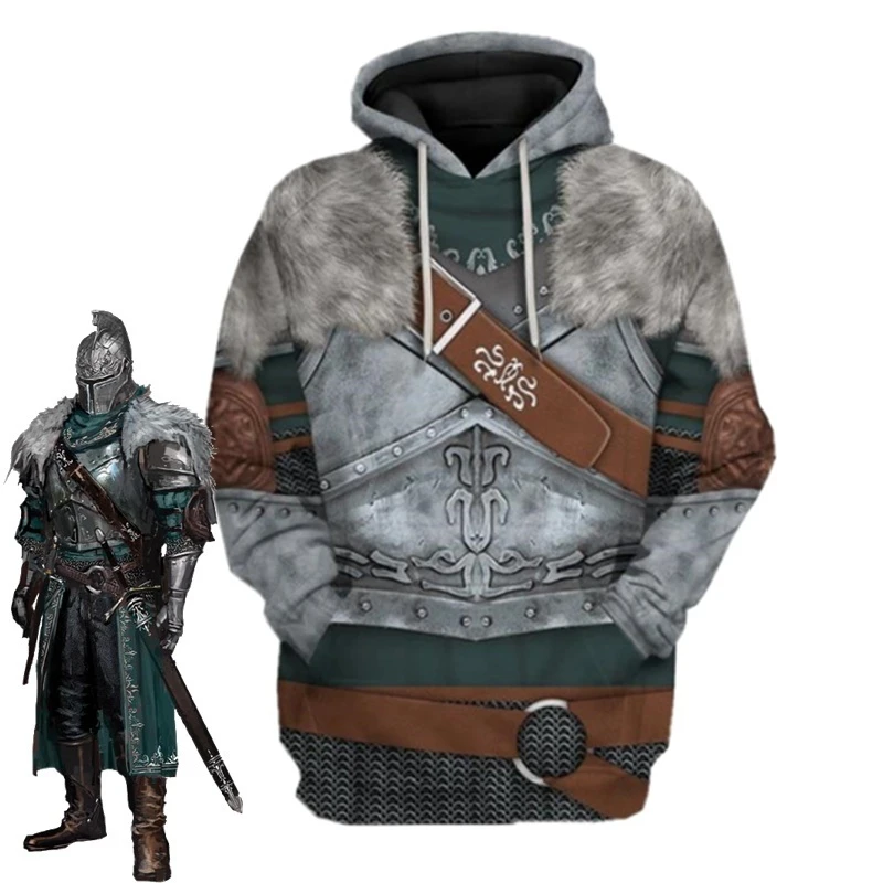 Men's And Women's 3d Printed Popular Game Dark Souls Hoodie New Fashion Casual Hooded Sweatshirt Cool Sport Oversized Loose Top