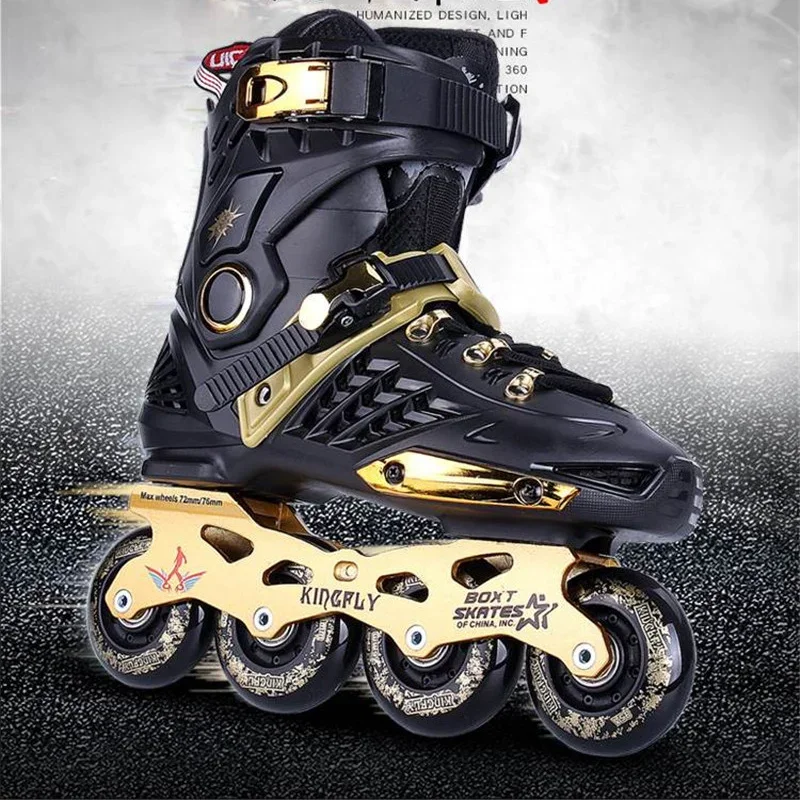 

Inline Skate Shoes,Inline Roller Skates Slalom Slide Adult Kids Inline Skating Shoes 85A Rubber Wheels For Asphalt Road Street