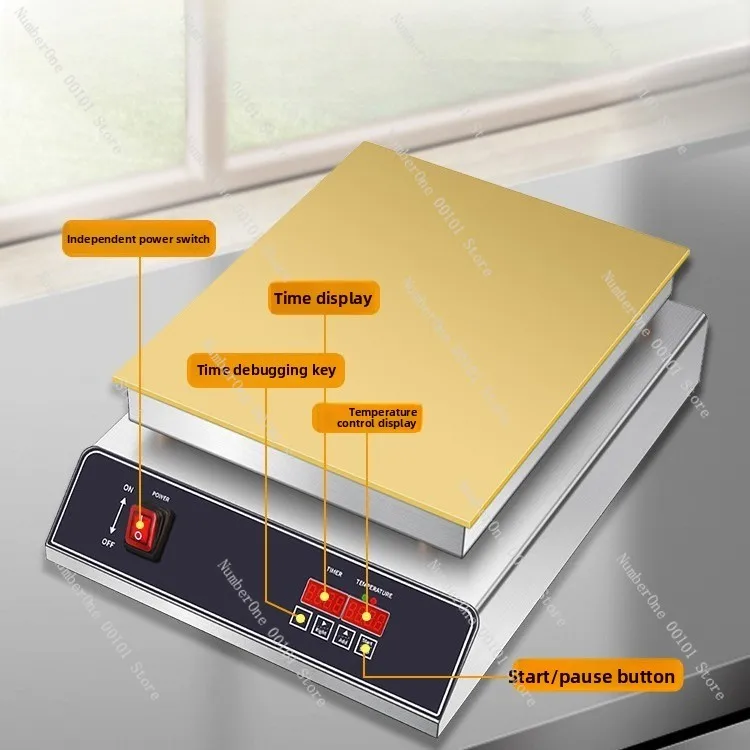 Digital Double Head Souffle Dorayaki Maker Commercial Electric Pancake Griddle