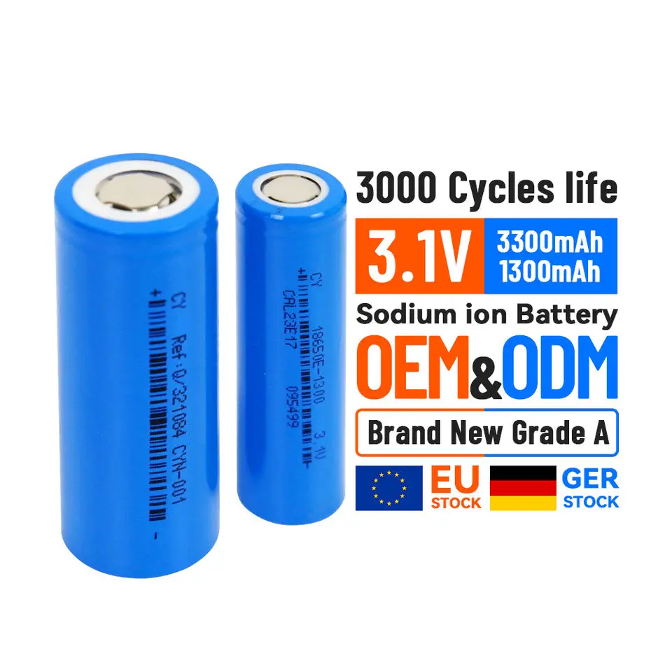 26700 sodium-ion battery 3.1V 3300 mAh 3.3 ah 3000 times cycles sodium battery sodium ion battery - 10 PCS per Pack