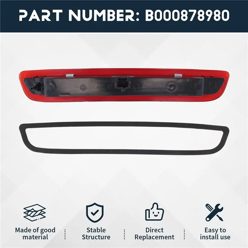 A09E-High-Mounted Brake Light Third Brake Light Warning Light B000878980 For 108 2014-2019 Citroen C1 2014-2019