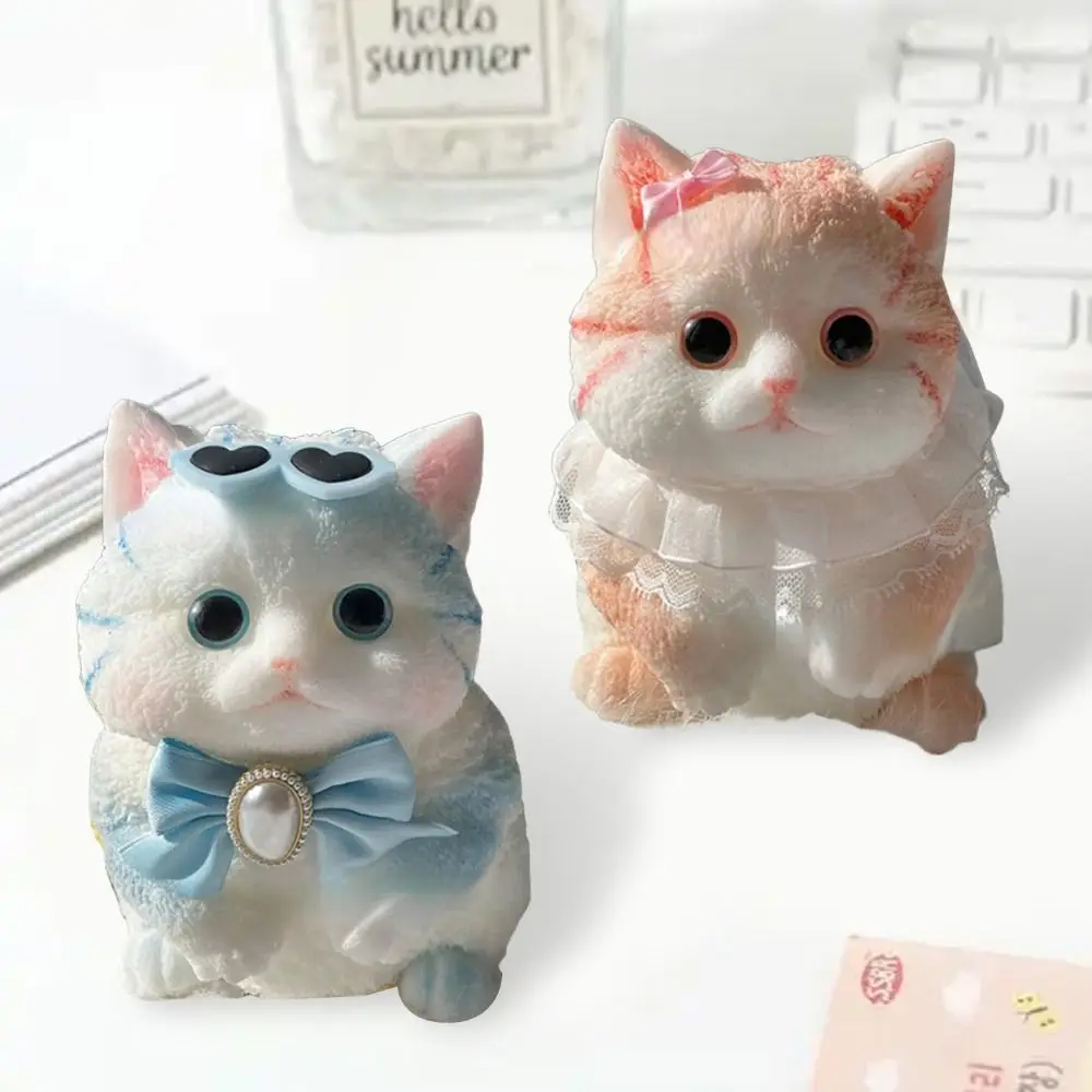 Leuke zachte knijpkat Cartoon Slow Rebound Cat Squishy Fidget Stressverlichting Decomprimerend voor volwassenen