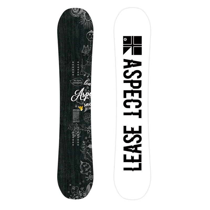 Freestyle snowboard van koolstofvezel Hoge kwaliteit all-mountain skibord met snowboard met houten kern