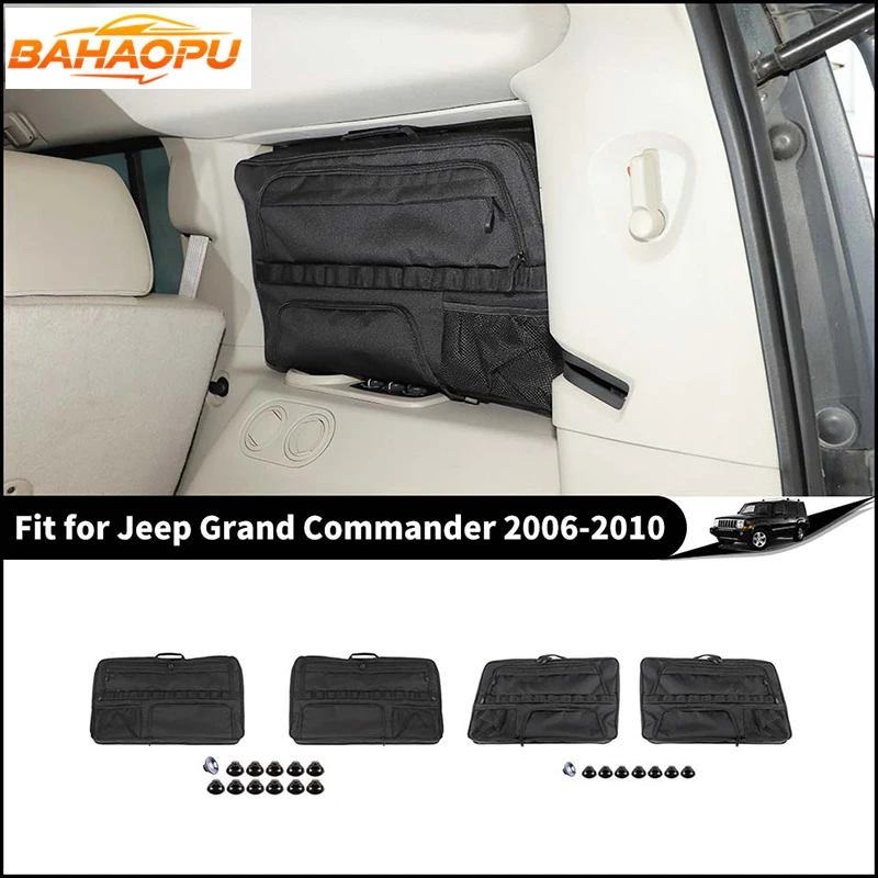 Interior Car Rear Window Storage Bag for Jeep Grand Commander 2006-2010 Car Storage Accessories