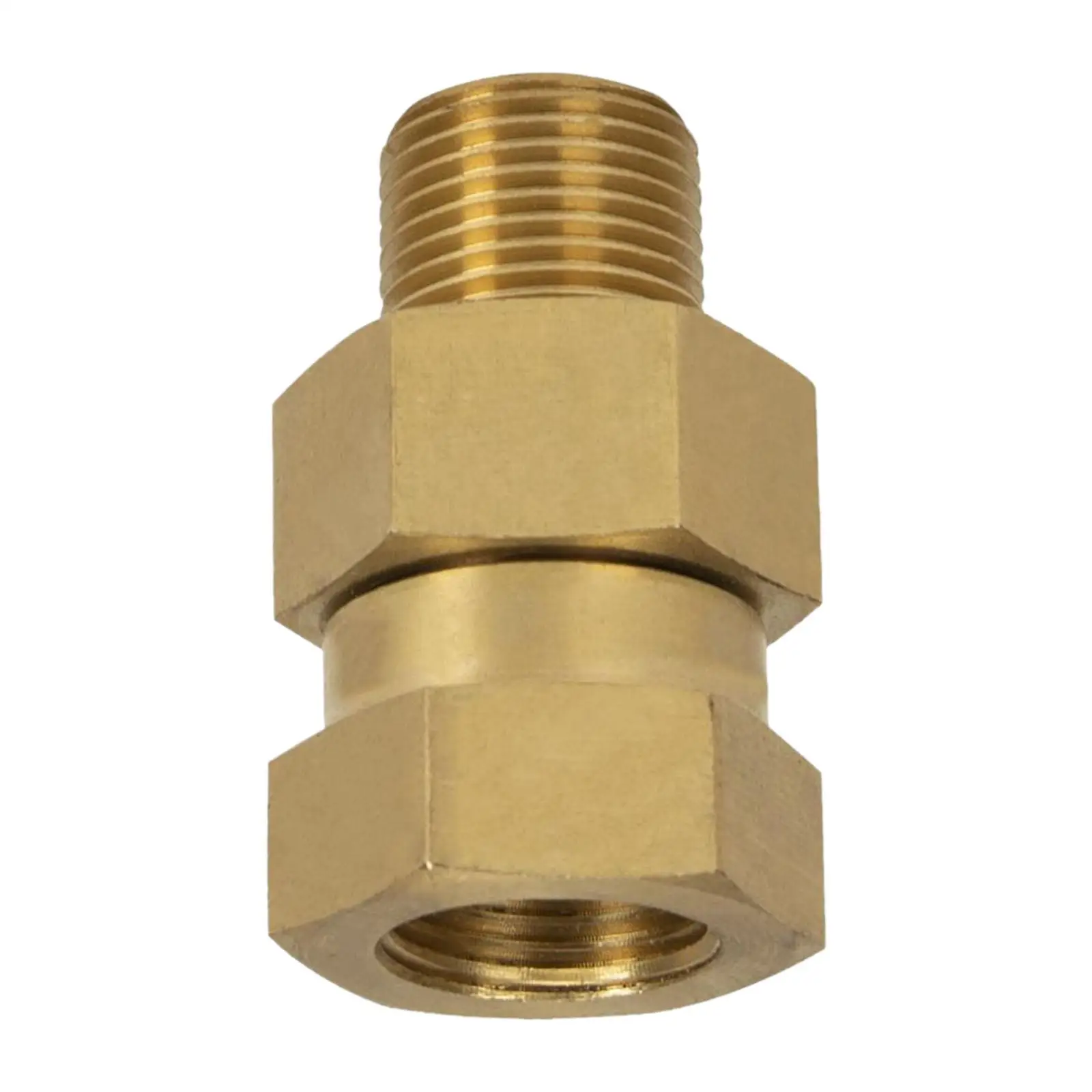 Pressure Washer Swivel Joint Rustproof Rotary Joint G3/8 Male to Female Swivel Coupling for Pressure Washer Hoses Home Use