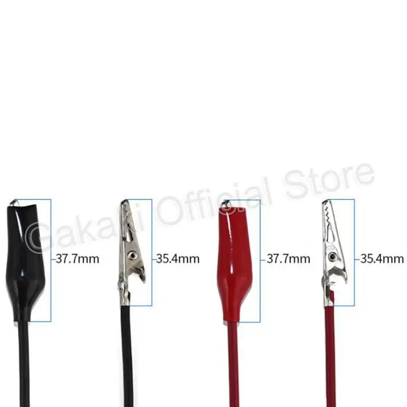 Kabel uji kombinasi multifungsi kawat BNC Male Plug ke Dual Alligator klip osiloskop uji Probe kabel timah 1M