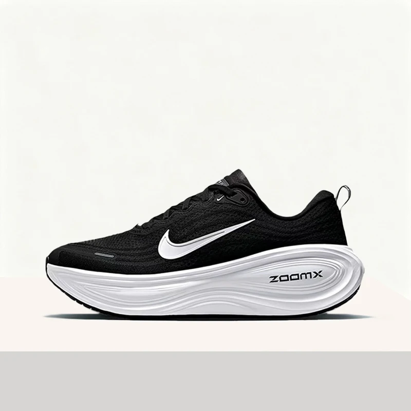 

Кроссовки Nike Vomero Plus: стильные, удобные, дышащие, низкие, с сетчатым верхом, для мужчин, черно-белые HV8150-002
