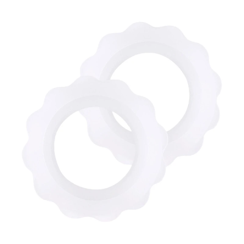 Active Mom Nipple Protectors Silicone Rings for Silver Nursing Cups Comfortable Protections Rings for Breastfeeding A2UB