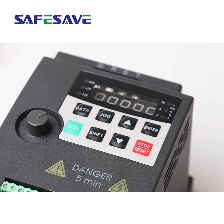 Easy operation variable frequency drive vector control vfd industrial 50hz to 60hz single phase 220v 2.2kw frequency converter