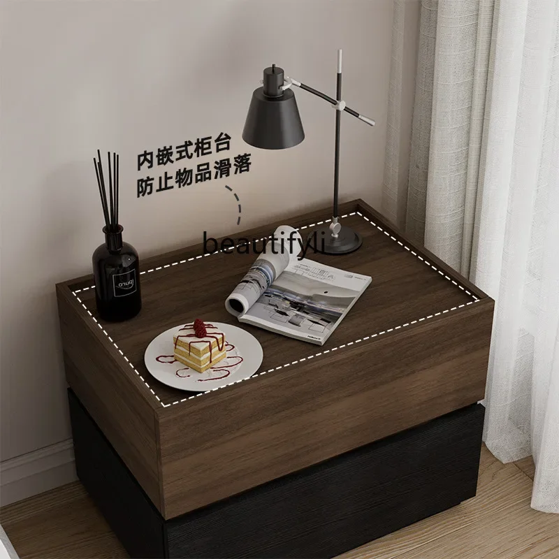 z JBedside خزانة تخزين من الخشب الصلب ورف بجانب السرير وطاولة بجانب السرير الراقية