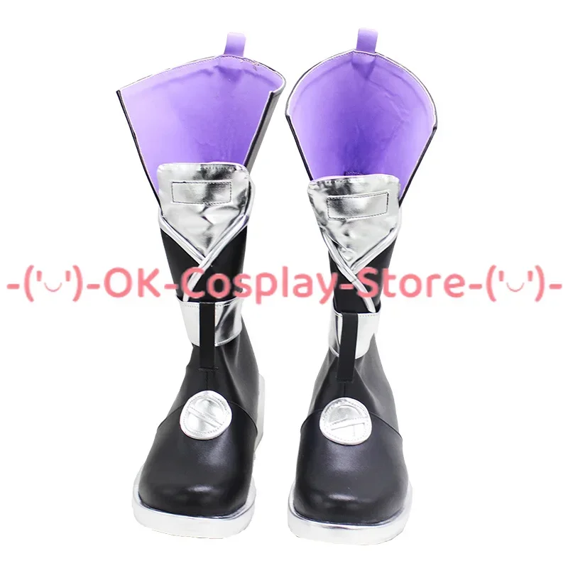 [حسب الطلب] لعبة Touken Ranbu على الانترنت Minamotoki Yomaro تأثيري أحذية أنيمي لعب الأدوار الدعامة هالوين حفلة بولي Boots الأحذية الجلدية