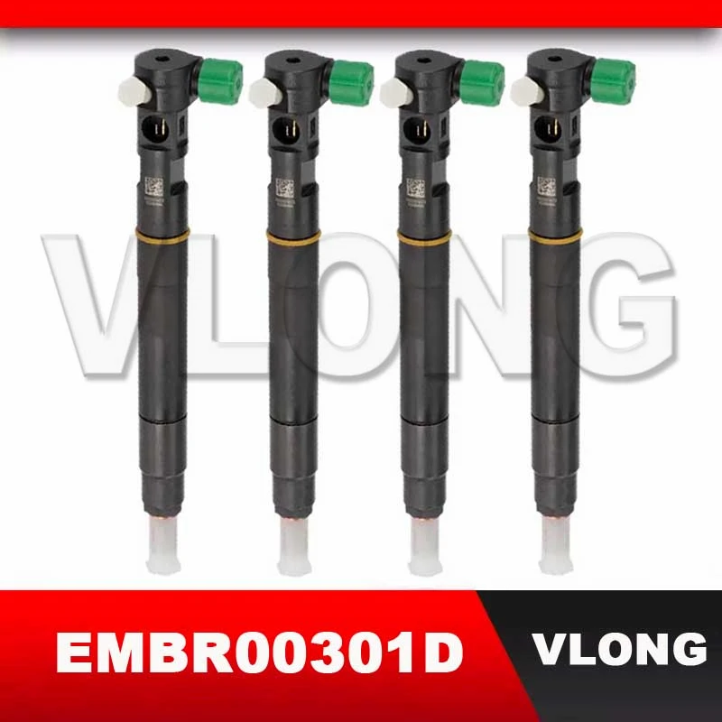 

4PCS Genuine New Common Rail Fuel Injector EMBR00301D R00301D 28384645 A6710170121 6710170121 For SHUANGLONG KELANDO 2.0