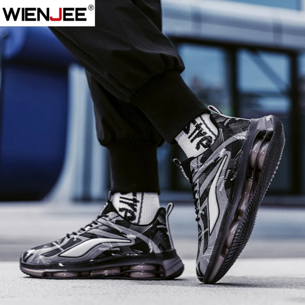 أحذية رياضية عالية الجودة للرجال الاتجاه الأسود منصة حذاء كرة السلة الرجال عادية الأبيض رياضة المشي أحذية رياضية الرجال المدرب حجم كبير 47 #2