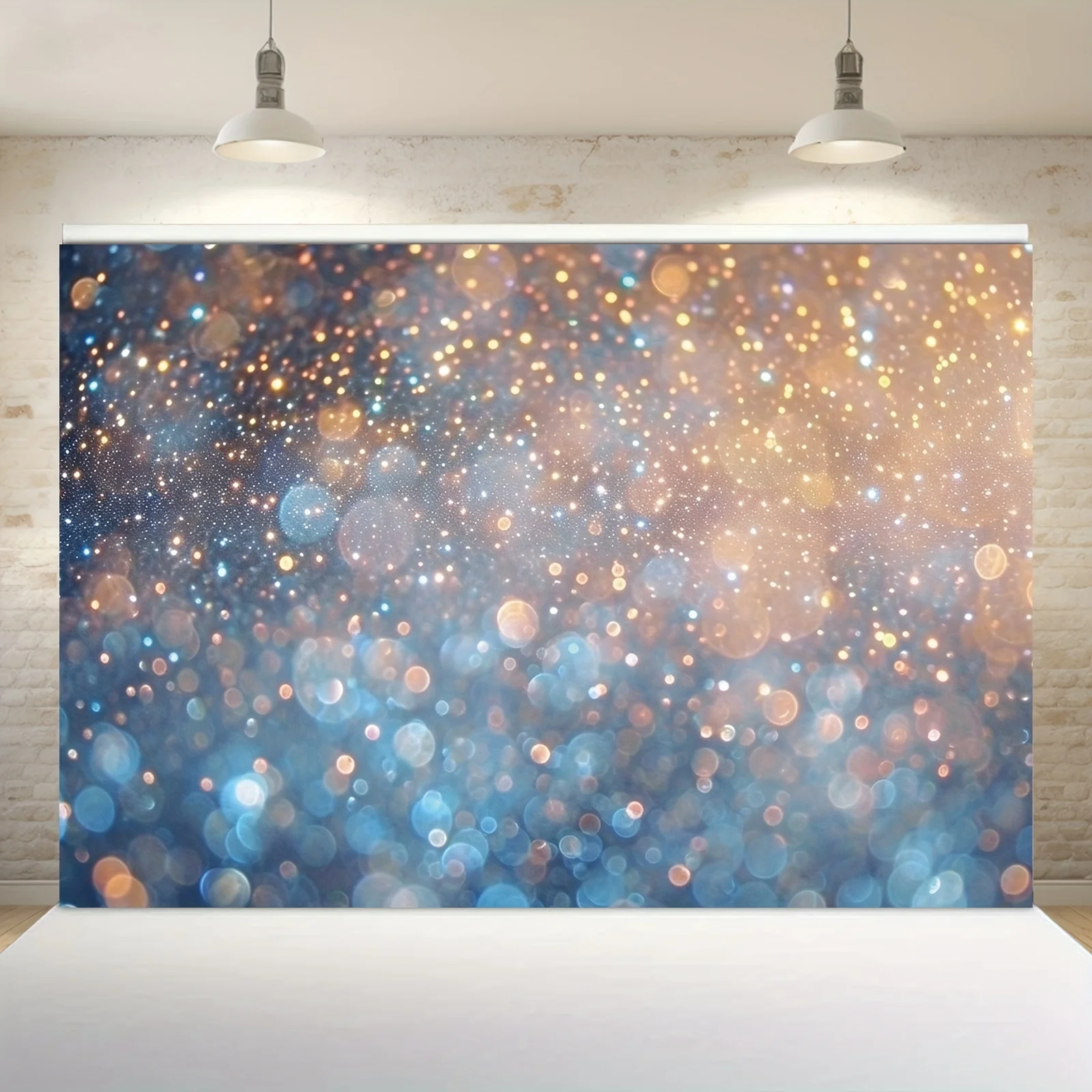 Träumerische Flecken Hintergrund-lebendige, nicht glitzernde, Polyester Fotografie Hintergrund für Geburtstag, Karneval, Hochzeit und Boots partys