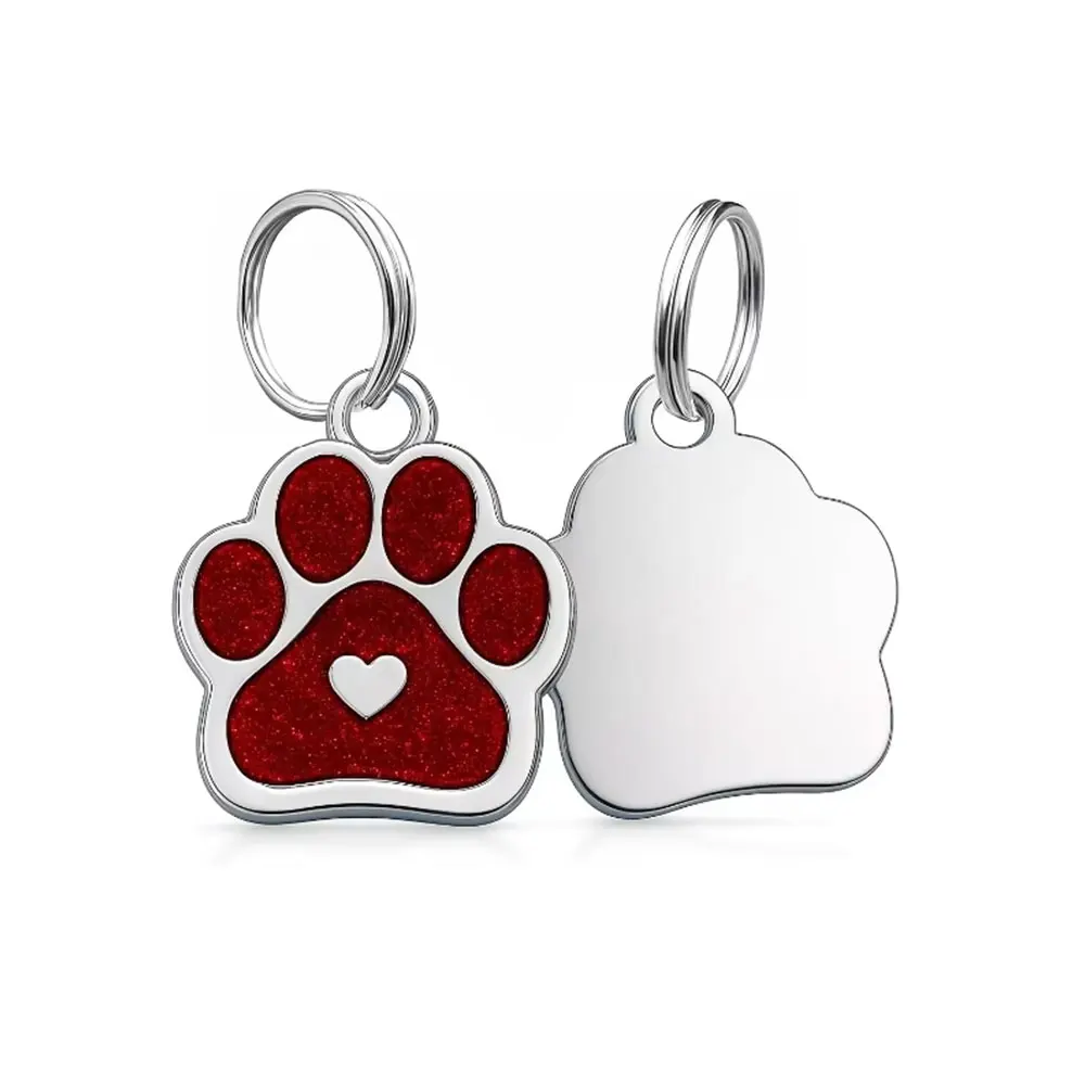 

Wholesale 100PCS Pet Blank ID Tags Customizable With Laser Engraving Cat ID Collar Accessories Personalized Small Dog Nameplates