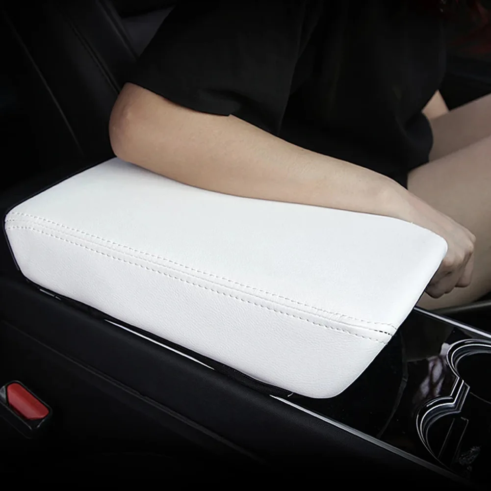 For Tesla For Model for 3 For Model Y Central Control Console Armrest Box Leather Protective Cover with Storage Option