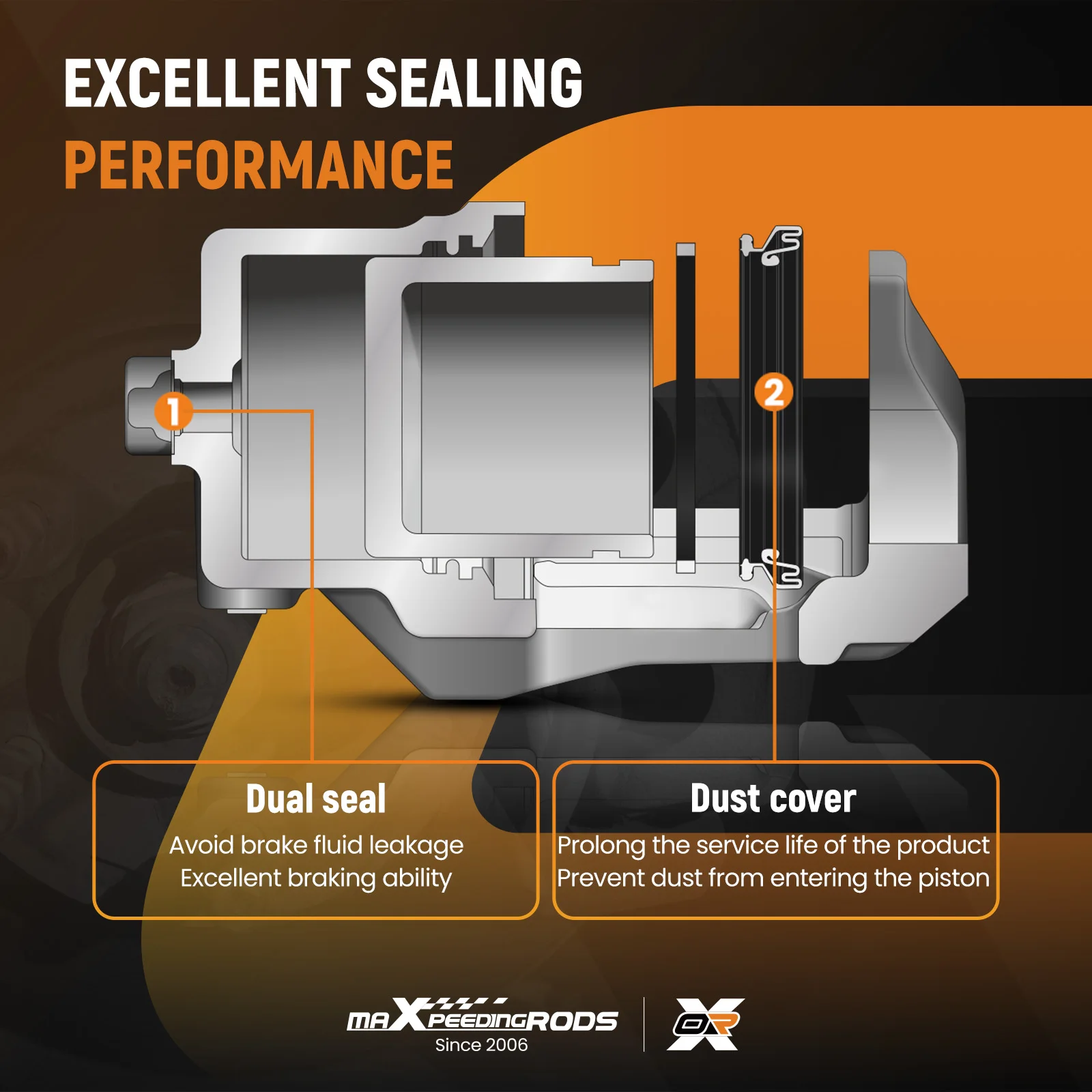 

Задний левый тормозной суппорт в сборе для Honda Accord 1998-2007 43019S84A54 19-B2069