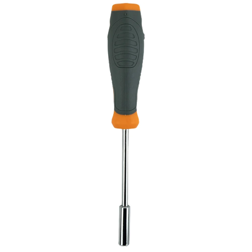 Non Slip Rubber Grip Screwdriver Handle with Magnetic Bit Holder and 6 35mm Hex Adapter Suitable for Screwdriver Bits