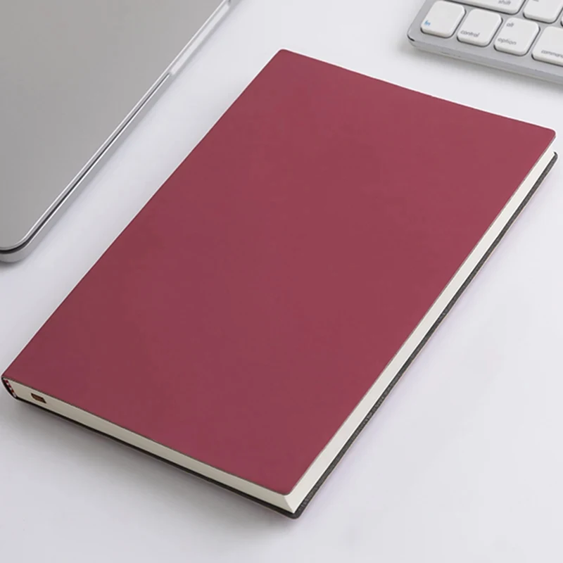 Caderno A5 de Couro PU com Capa Mole, Diário à Prova d'Água para Escrita, Planejador de Viagem Fofo para Escritório e Escola, Presente para Mulheres e Homens