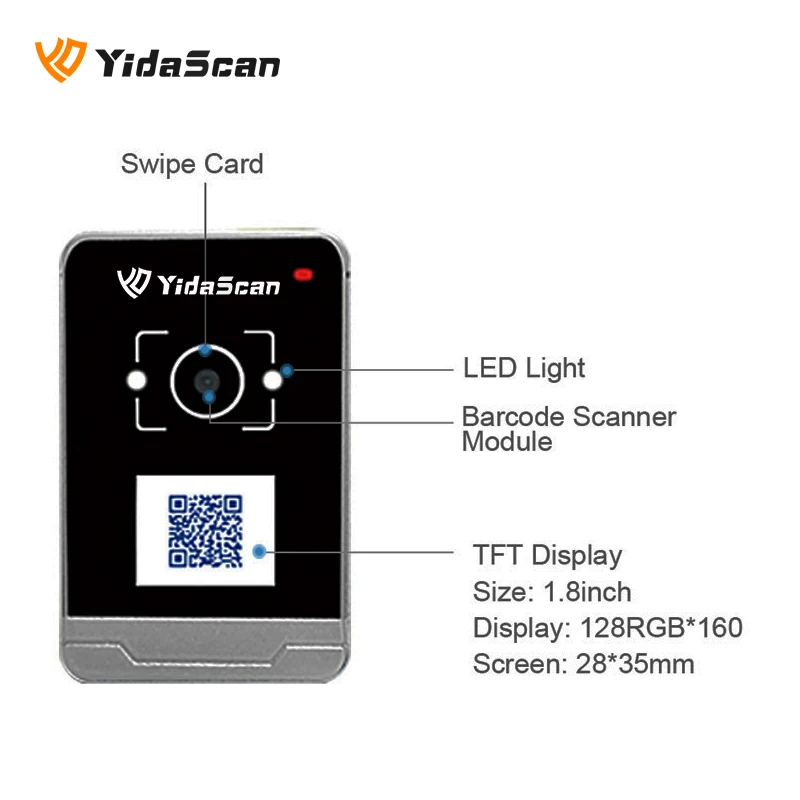 Imagem -05 - Leitor de Código qr Controle de Acesso Nfc Rfid Exterior Ip65 à Prova d Água Tcp ip Wifi Bluetooth Power Over Lan Wiegand em Catraca Ac700