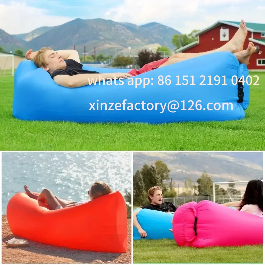 

Customizable Camping Inflatable Sofa Portable Outdoor Inflatable Lounger Comfortable Outdoor Furniture Camping