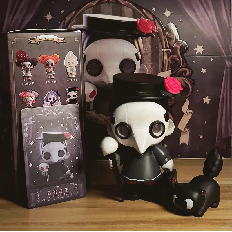 Kasa Blind Box I'M Not A Villain-serie Gepersonaliseerde zwarte mysterieuze pop Verzamelbare desktop Decoratief ornament Vakantiegifs
