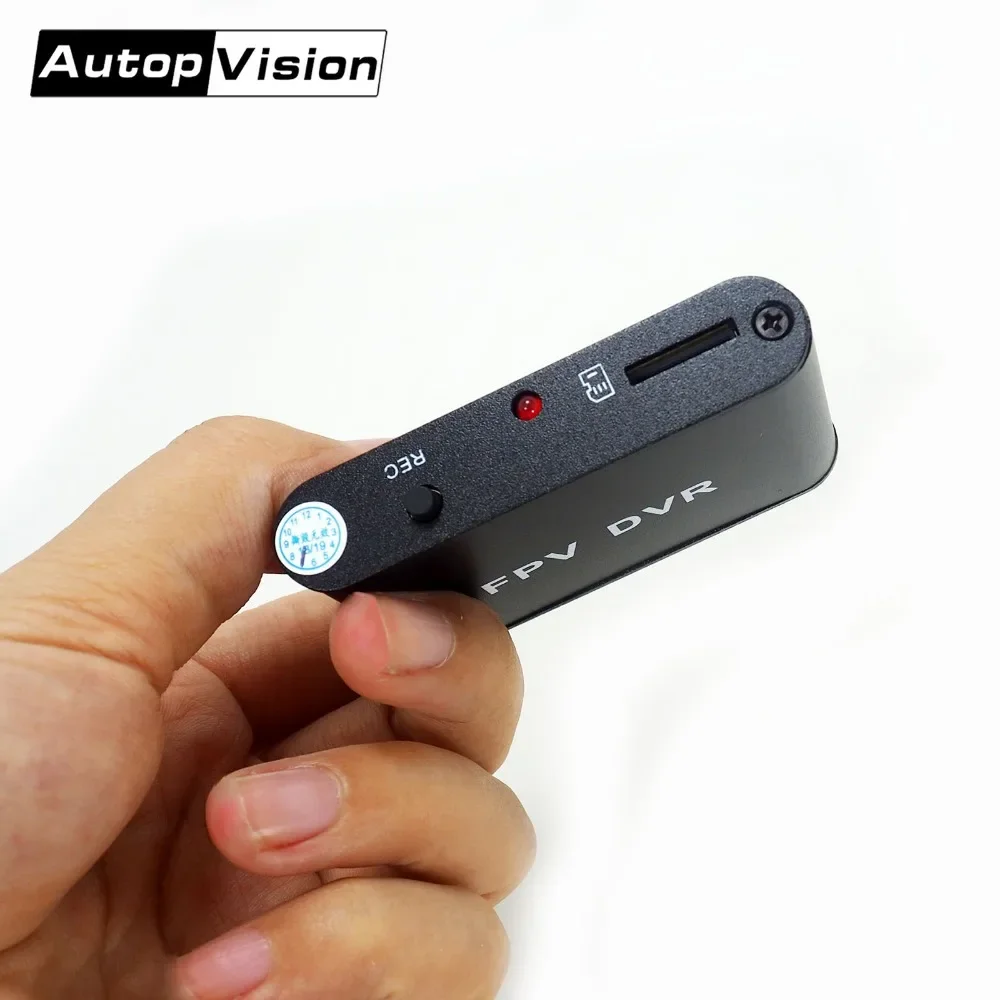 D1M FPV AV Recorder FPV DVR Micro D1M 1CH 1280x720 30f/s HD DVR  Support 32G TF card Works with CCTV ANALOG camera