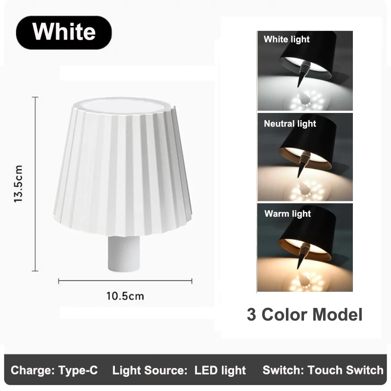KFV RGB Wireless Table Lamp Wine Bottle LED Light 7