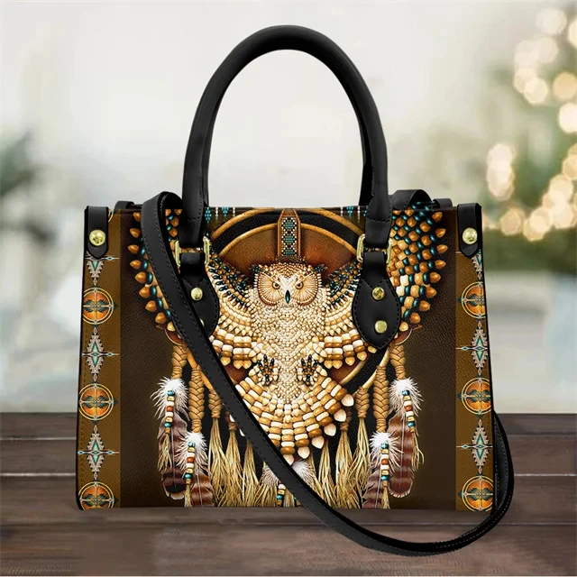 Traditional Aztec Ethnic Design Handbags Tribal Culture Top Handle Messenger Bag Fashion Travel Party Clutch Totes Women Gifts