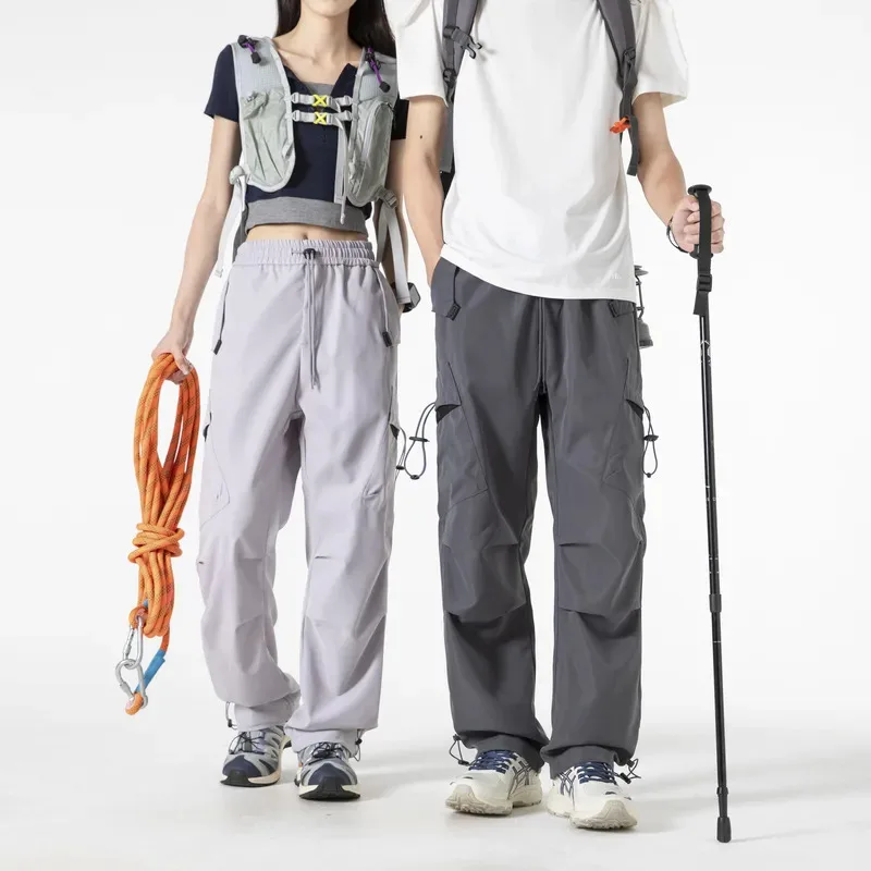 

New multi pocket Japanese simple straight leg work pants for men American loose casual long pants for spring and autumn