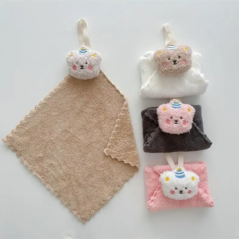 

Cartoon Square Towel Reusable & Small Size Washcloth Cotton Towel for Baby & Adult Great for Parties & Outdoor Use