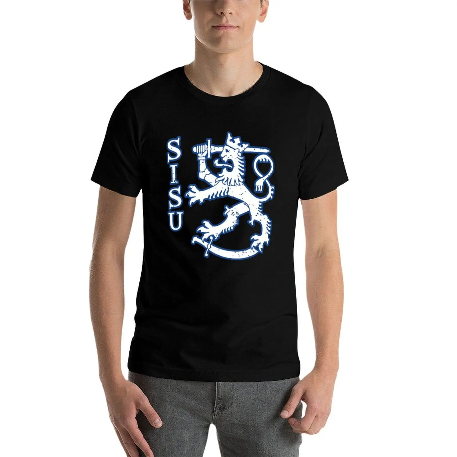 Sisu WH Anime T-shirt personnalisé pour hommes, chemise de créateur, MT