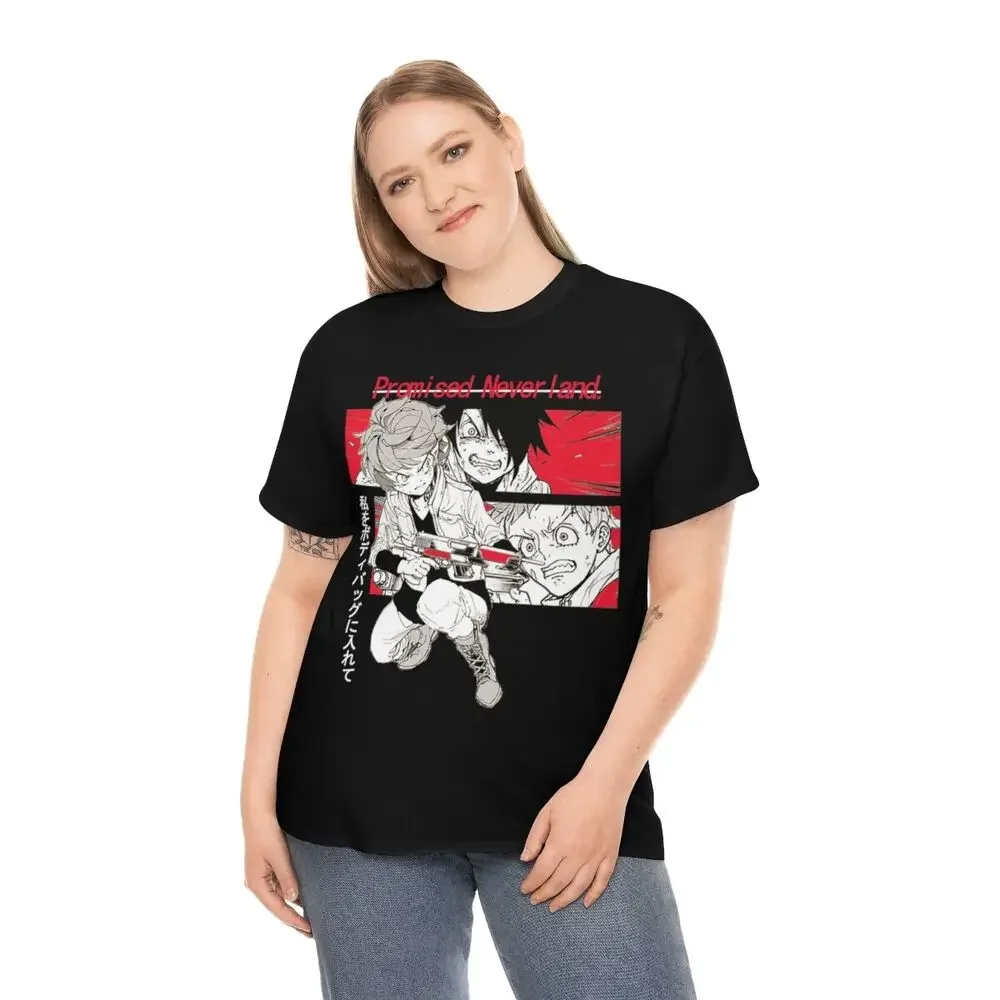 Promised Neverland New T-shirt,Anime,Emma, Ray,Norman,Yakusoku no Neverland