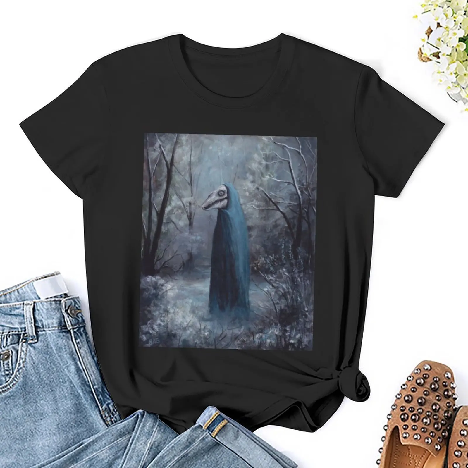 Mari Lwyd T-Shirt hippie clothes funny tops cute clothes t-shirt dress for Women graphic