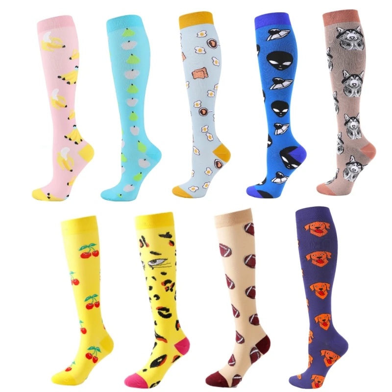 Compression Socks Women Men  Edema Diabetes Varicose Veins Fit For Edema, Diabetes, Varicose Veins, Marathon Socks 20-30mmHg