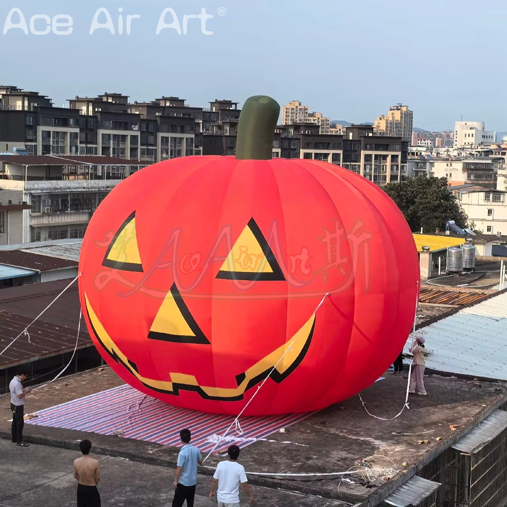 Palloncino gonfiabile modello zucca gonfiabile gigante di nuovo design per la decorazione di Halloween