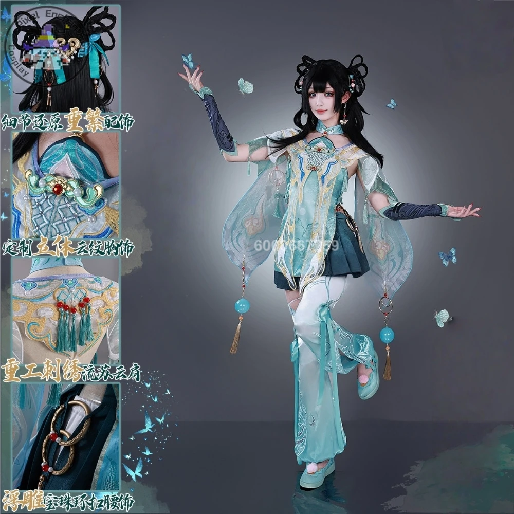 

Top Game Naraka: Bladepoint Cosplay Caiyun Fairy Costume Anime Lan Meng Role Playing Clothes Outfit Women Adult Comic Con Party