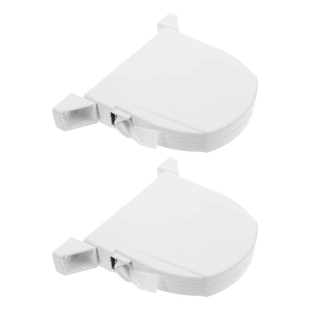 2 قطعة صندوق تخزين لفاف الحبل الأعمى الأسطوانة عالية القوة نافذة بلاستيكية حامل سلسلة أعمى منظم للمكتب المنزلي #3