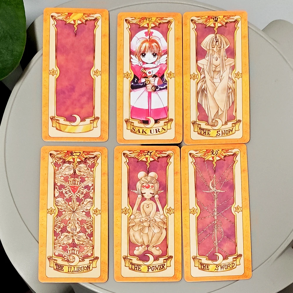 Cartes Anime pour Cosplay et affichage, 56 pièces, 11x5.5cm, Card Captor magique Sakura Clow, jeu de cartes