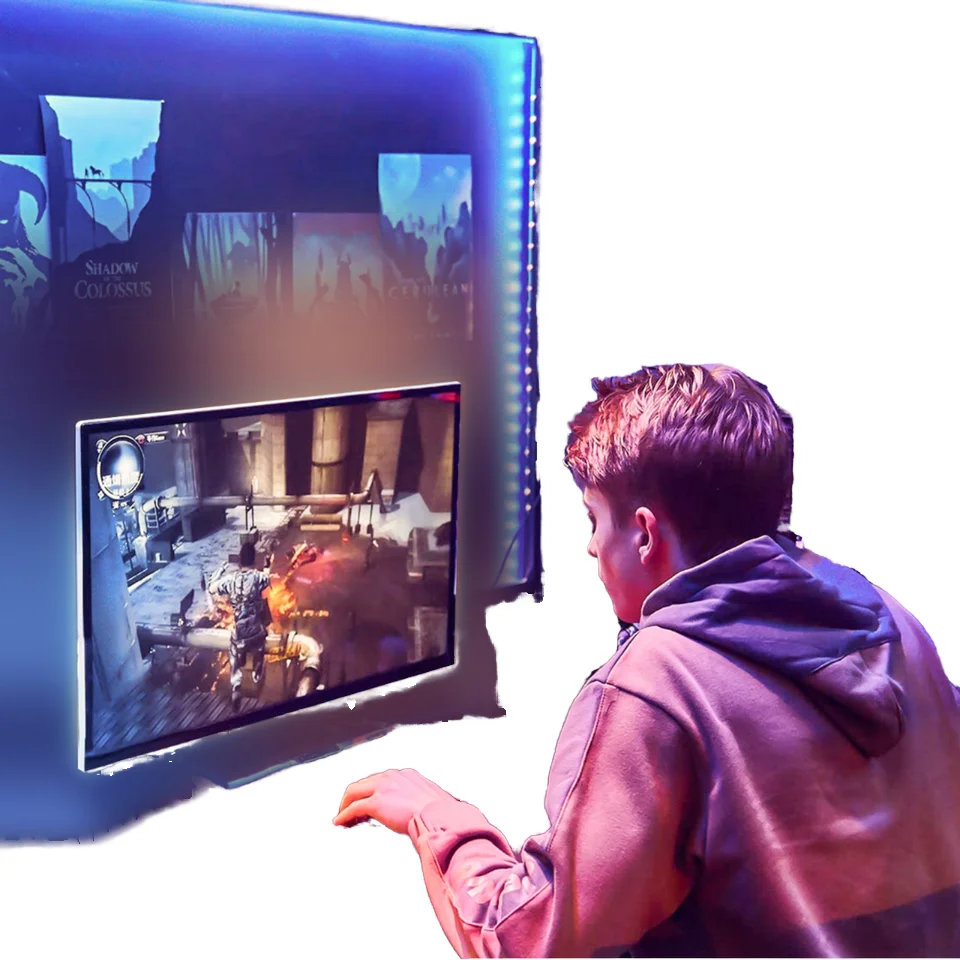 Tira de luces LED inteligente de ambiente con Ambilight y sincronización ambiental ESports TV retroiluminación IP65 cuerpo de cobre modo de interruptor WiFi