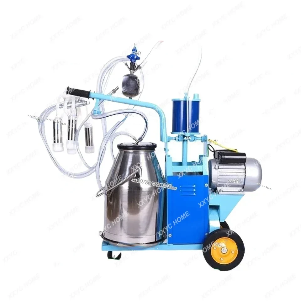 Vacuum Pump Mobile Pulse Type Cow Goats Milking Machine Camel Breast Pump Milker