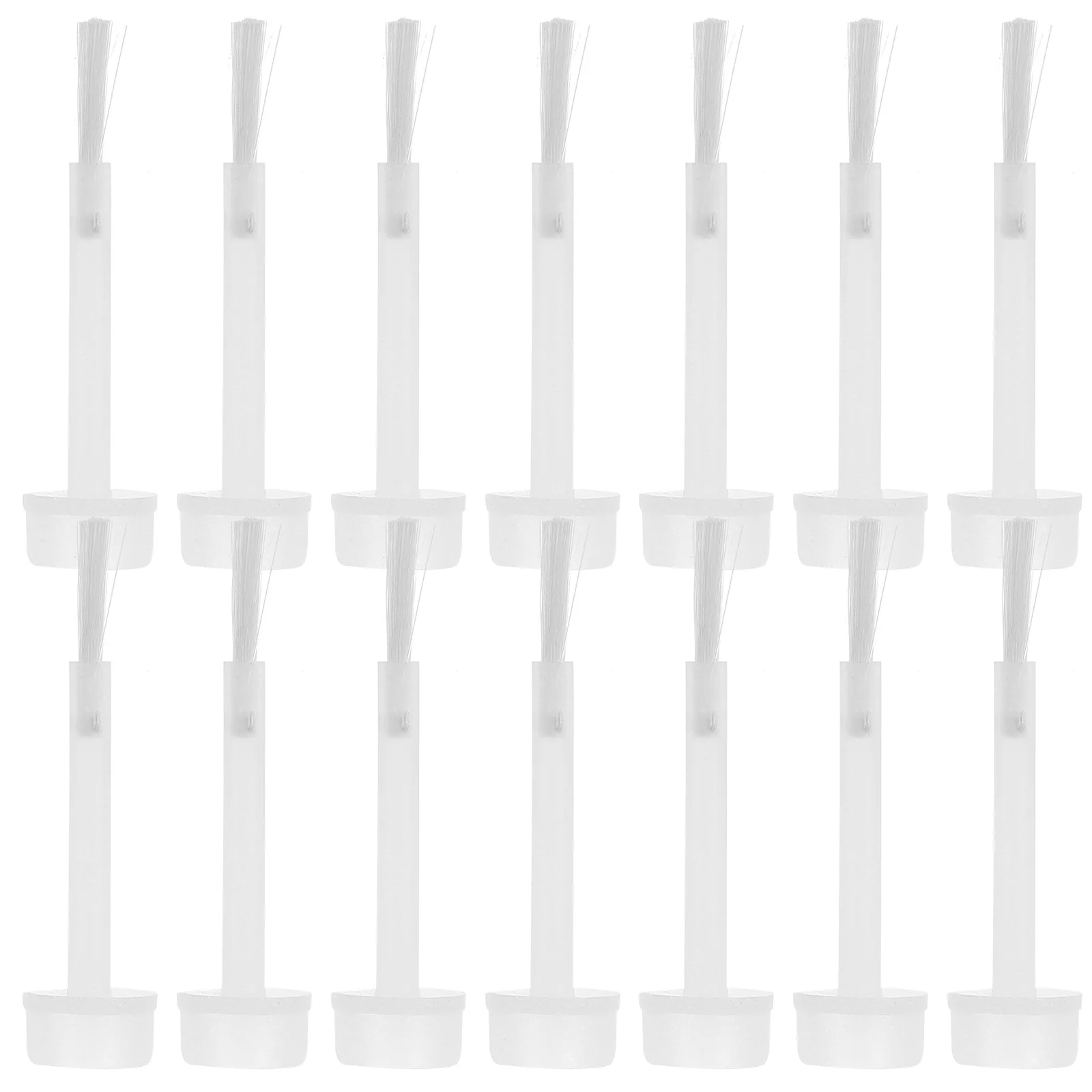 

100Pcs Nail Polish Replacement Brush Smooth Applicator for Liquid Gel Polish Easy Install on Lid Manicure Tool Kit