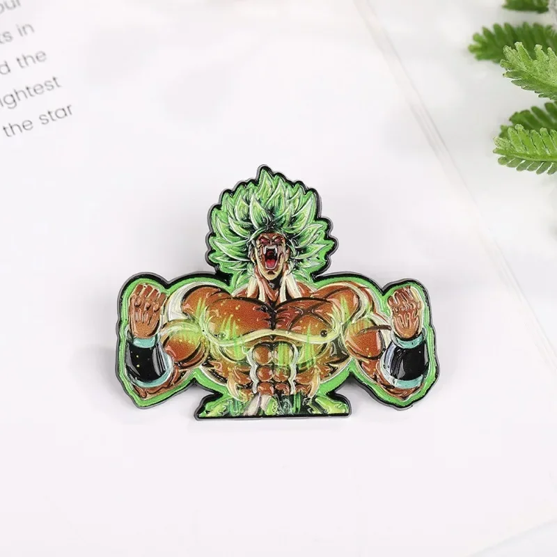 Japanese Anime Dragon Ball Action Figure Enamel Pin Badge Goku Master Roshi Piccolo Lapel Pin Party Jewelry Brooch Accessories image 5