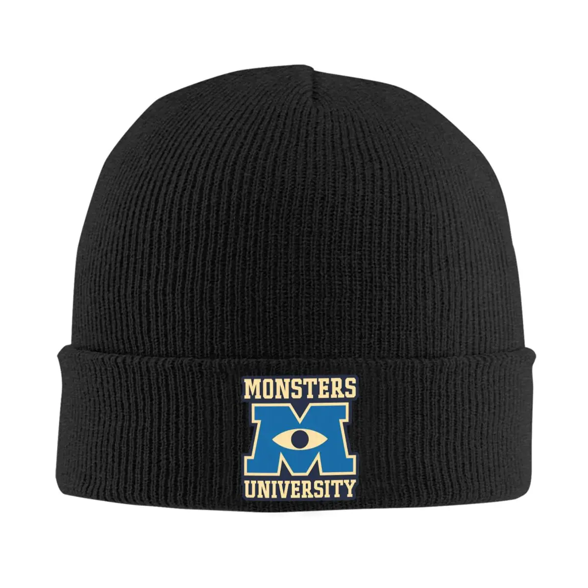 Monsters University Eye LOGO Bonnet Hats Beanie Hats Custom Knit Hat Autumn Winter Cute Unisex Adult Outdoor Warm Cap