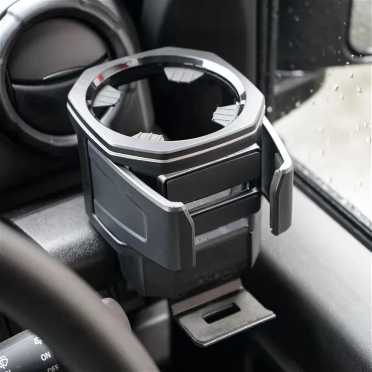 

BAAA-Car Front Cup Handle Drink Phone Holder Organizer Storgae for Suzuki Jimny JB64/JB74 2018 -2022