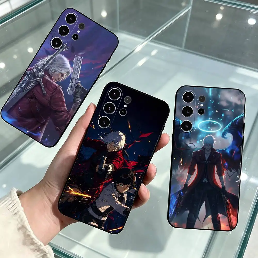Devil May Cry-Y GAME  Phone Case For Samsung S26,S25,S24,S23,S22,S21,S30,Ultra,Plus,Fe,Soft Silicone Black Cover