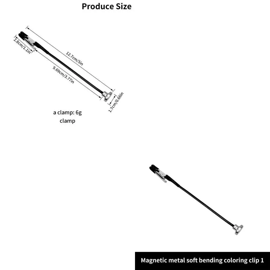 

652F 10Pieces Crocodiles Clamp Rod for Gunpla and Model Painting