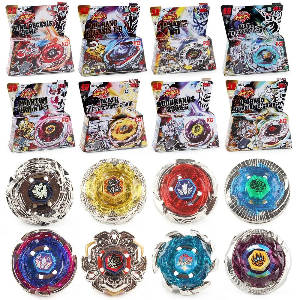 Multi-style 4D Gyro Warrior Rotating Gyro Toys Creative Alloy Cool Two-player Battle Rotating Gyro Toys Childhood Nostalgia Toys