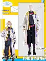 NIJISANJI Vtuber VOLTACTION FURA KANATO cosplay costume halloween men role play jacket suit outfits