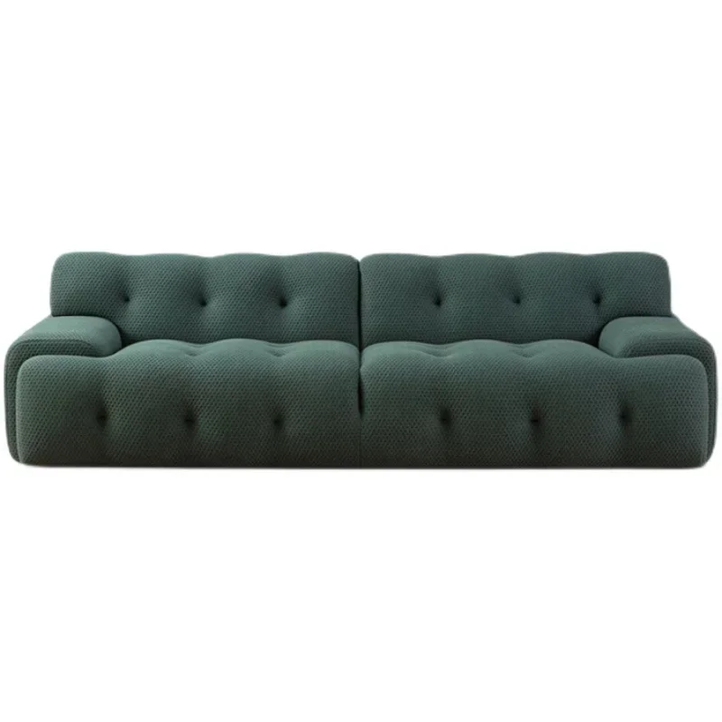 

Straight row fabric sofa